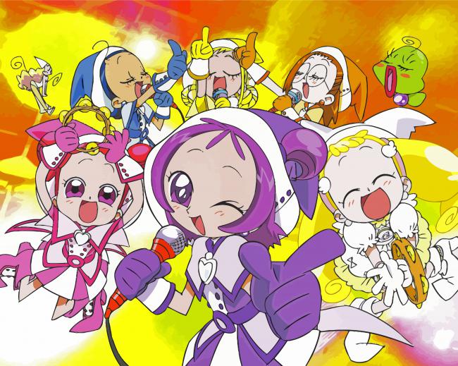 Ojamajo Doremi Anime paint by number