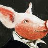 Pig Wearing Suit Art paint by number