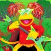 Red Fraggle Rock paint by number