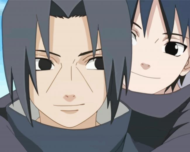 Sasuke And Itachi Characters paint by number