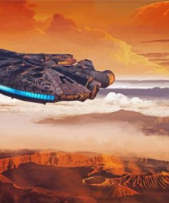 Solo Concept Art Of Millennial Falcon paint by number