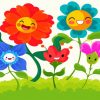 Spring Happy Flowers paint by number