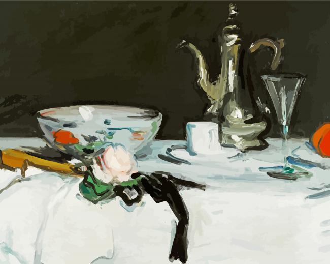 Still Life With Coffee Pot Peploe paint by number