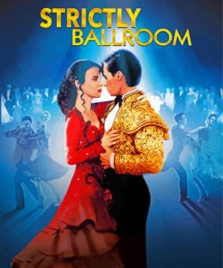 Strictly Ballroom Poster paint by number