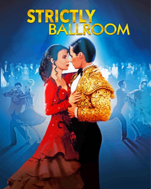 Strictly Ballroom Poster paint by number