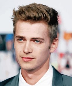 The Canadian Actor Hayden Christensen paint by number