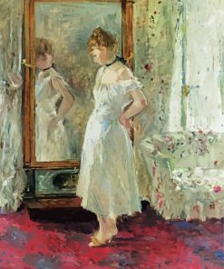 The Psyche Mirror By Berthe Morisot paint by number