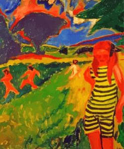 The Yellow And Black Jersey Max Pechstein paint by number