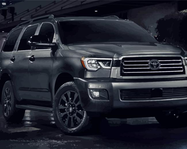 Toyota Sequoia Car paint by number
