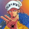 Trafalgar One Piece Anime paint by number