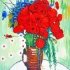 Van Gogh Vase With Daisies And Poppies paint by number