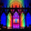 Washington National Cathedral Colorful Lights paint by number