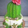 Aesthetic Cactus Dessert paint by number