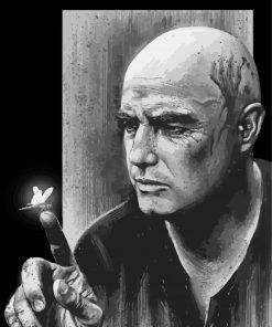 Black And White Apocalypse Now Character paint by number