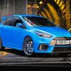 Blue Ford Focus Rs Car paint by number