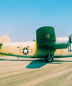 Bomber B 24 Liberator paint by number