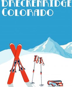 Breckenridge Poster paint by number