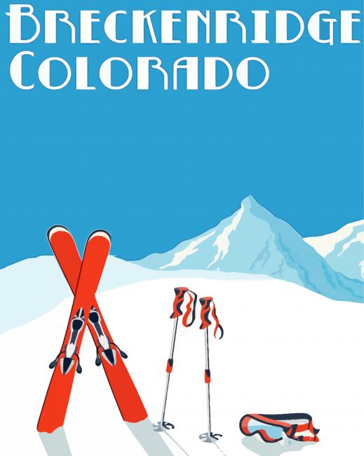 Breckenridge Poster paint by number