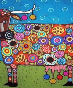 Cow By Karla Gerard paint by number