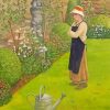 Gardener Woman Art paint by number