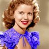 Gorgeous Shirley Temple paint by number