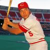 Johnny Bench paint by number