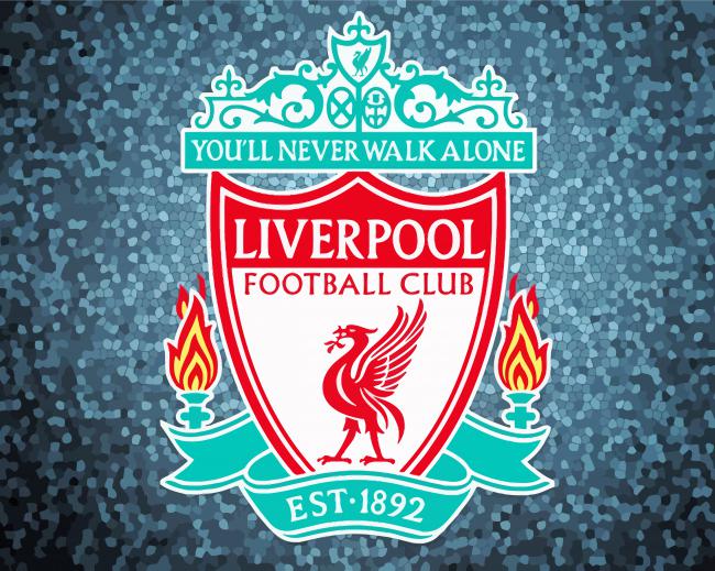 Liverpool Football Emblem paint by number