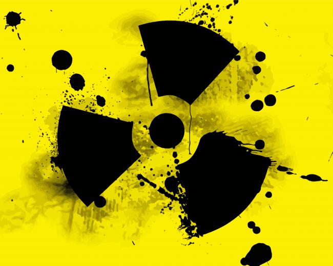 Nuclear Symbol paint by number