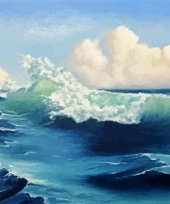 Ocean Classical Landscape paint by number