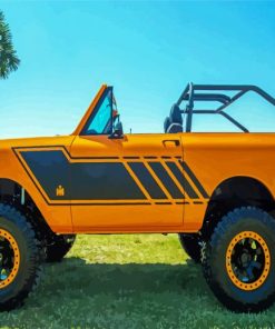 Orange Scout II Car paint by number