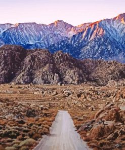 Road To Mt Whitney paint by number