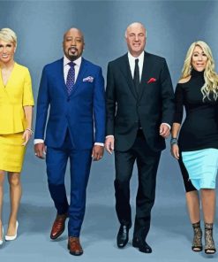 Shark Tank Cast paint by number