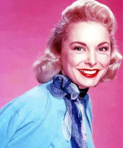 The American Actress Janet Leigh paint by number