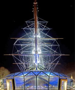 Cutty Sark At Night paint by number