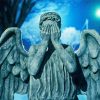 Weeping Angel Doctor Who paint by number