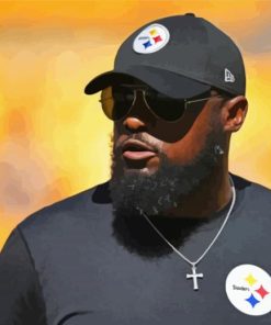 Aesthetic Mike Tomlin Paint By Numbers