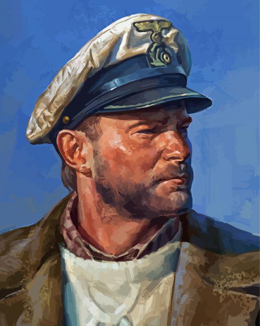 Aesthetic Boat Captain paint by number