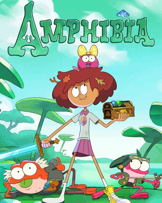 Amphibia Poster Paint By Numbers