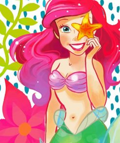 Ariel Starfish paint by number