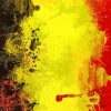 Black And Red Yellow Abstract paint by number