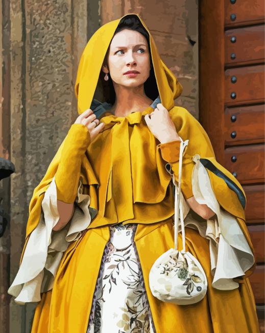 Caitriona Balfe Claire Fraser Paint By Numbers