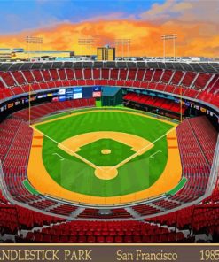 Candlestick Park Paint By Numbers