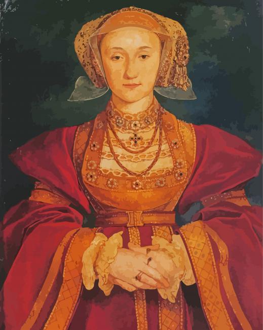 Catherine Howard England Queen paint by number