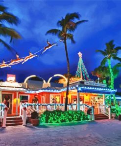 Christmas Captiva Island Paint By Numbers