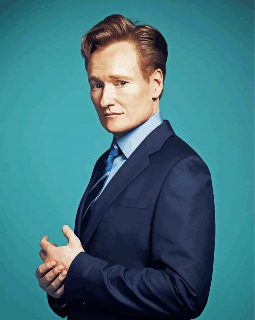 Conan OBrien Paint By Numbers
