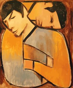 Cubism Captain Kirk Spock Paint By Numbers
