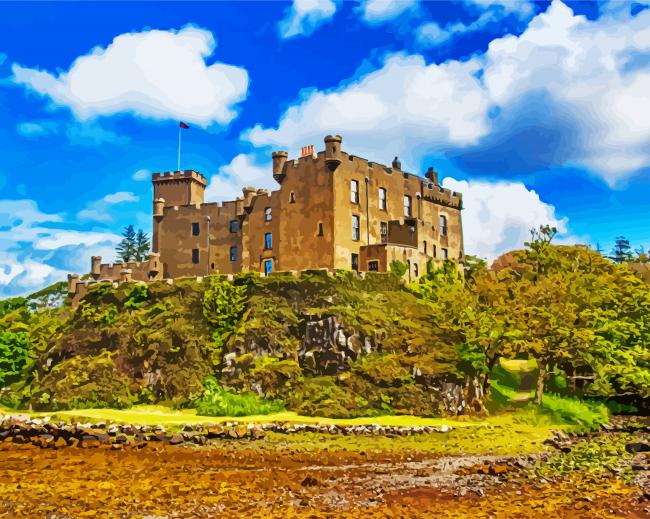 Dunvegan Castle paint by number