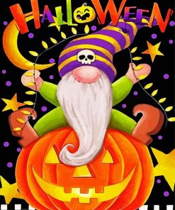 Halloween Gnome paint by number