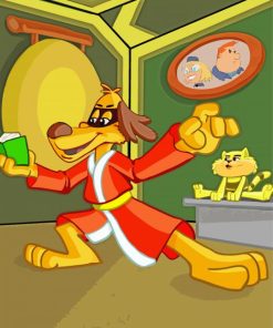 Hong Kong Phooey Character Paint By Numbers