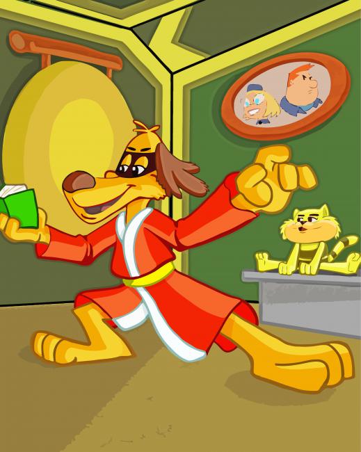 Hong Kong Phooey Character Paint By Numbers